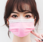 Comfortable 3 Ply Disposable Face Mask 17.5*9.5cm Nonwoven Fabric