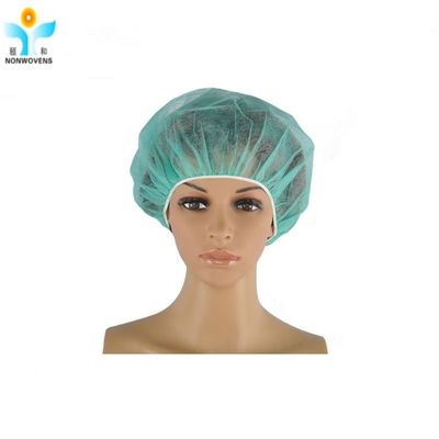 Breathable Disposable PP Hair Net Cap 18'' 21'' 24 For Food Processing Factory etc.